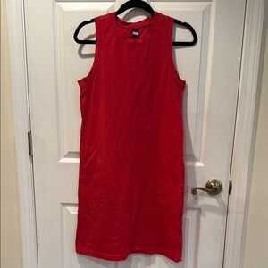 OLD NAVY Tank Sleeveless Dress in Red with Pockets